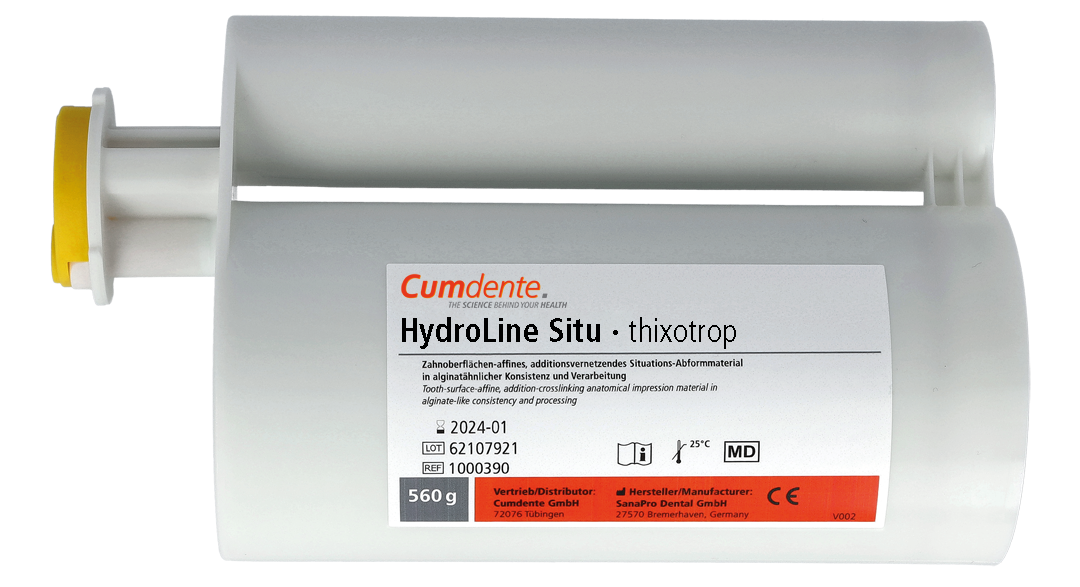 Hydroline thixotrop SITU super fast set / Situation d'empreinte