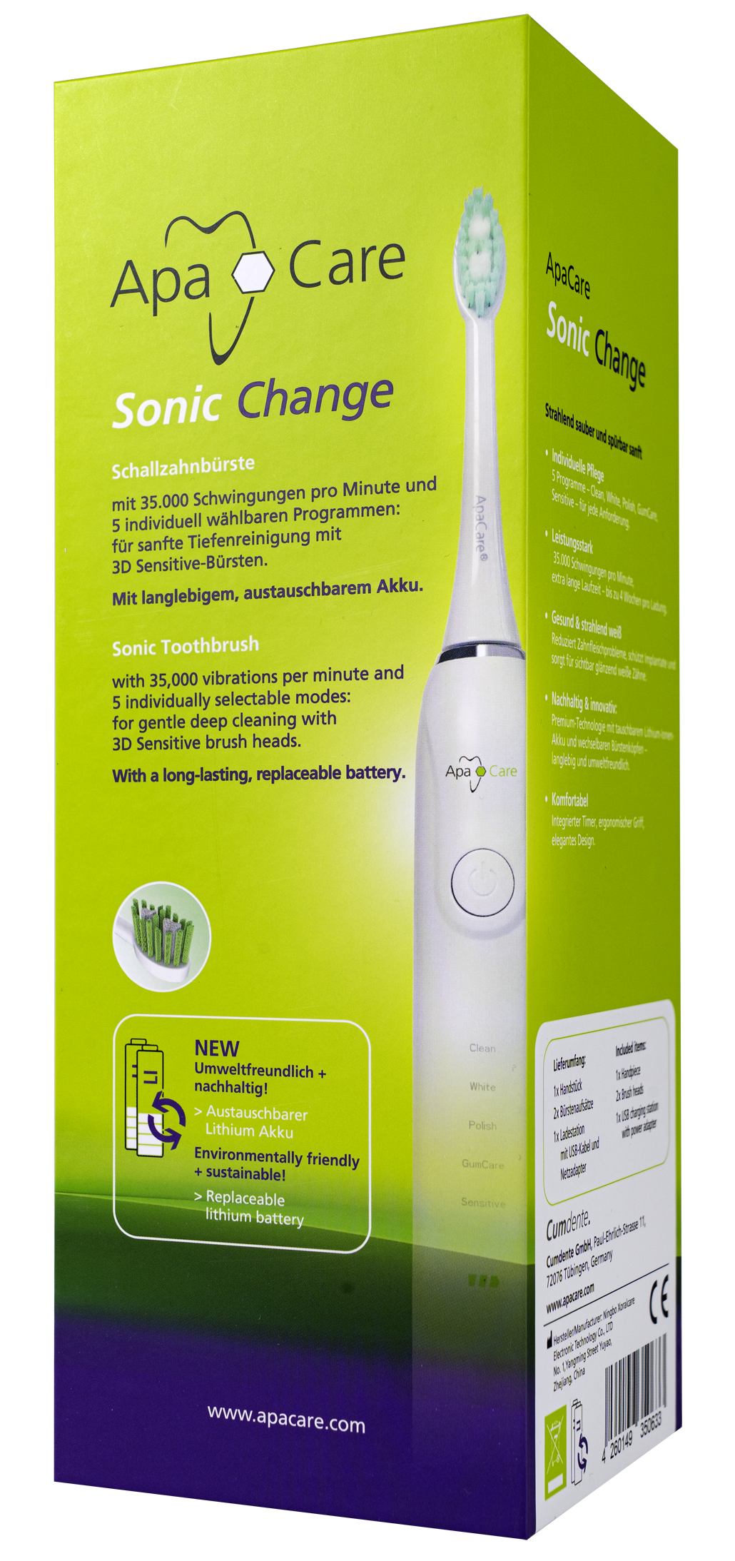 ACCU Change Sonic brosse à dents électrique