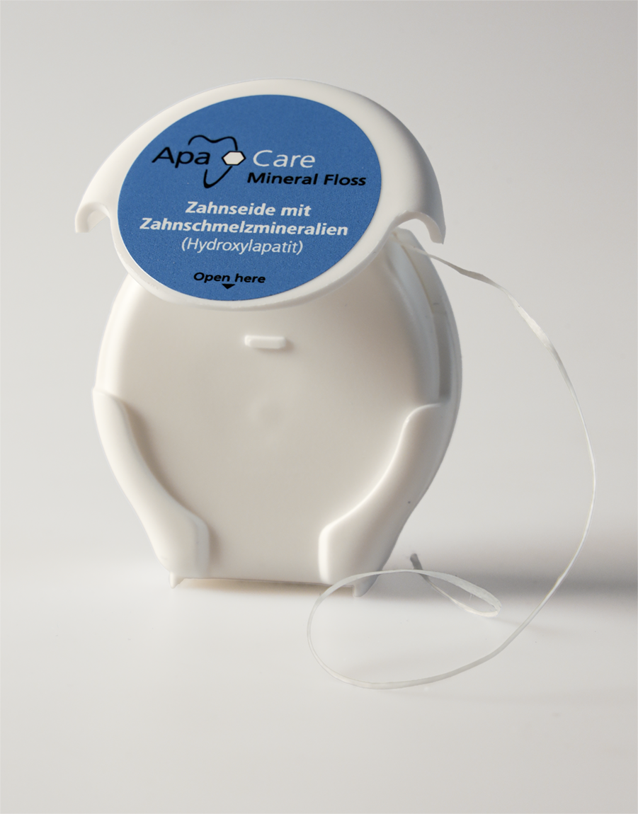 Dentifrice en fil dentaire minéral
