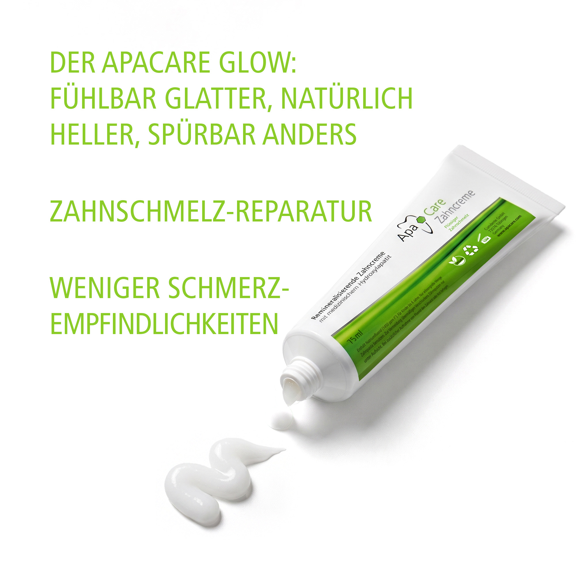 Dentifrice reminéralisant avec molle liquide