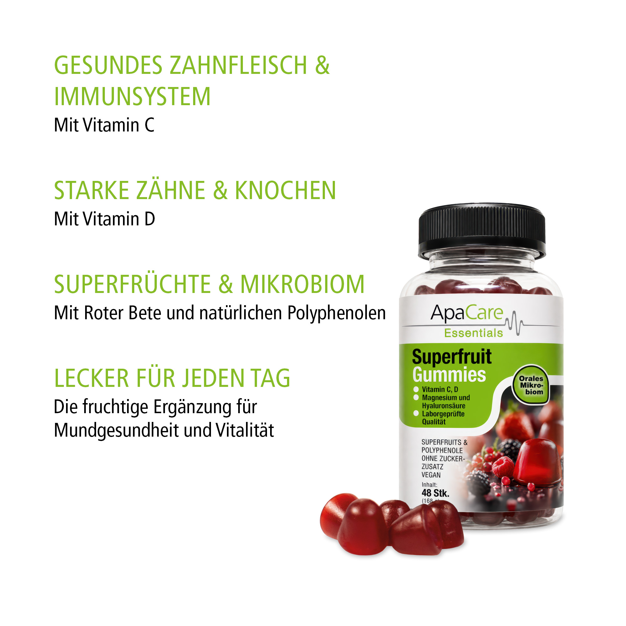 ApaCare Superfruit Gummies 168g