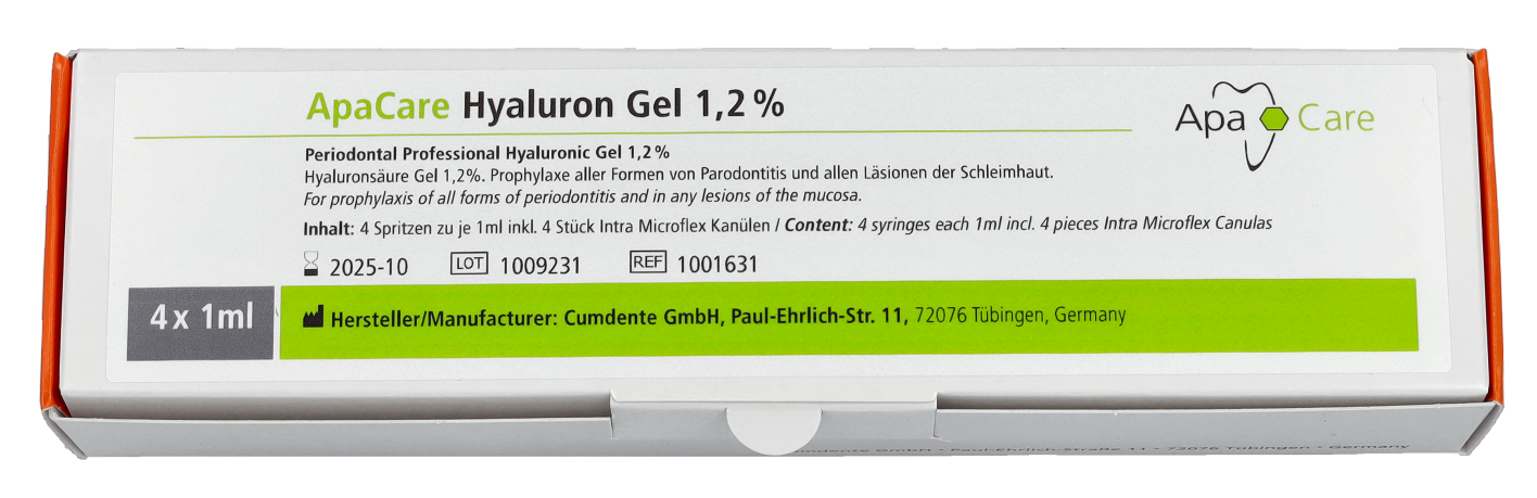 Gel à l'acide hyaluronique 1,2